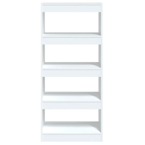 Boekenkast/kamerscherm 60x30x135 cm bewerkt hout wit MeubelReus