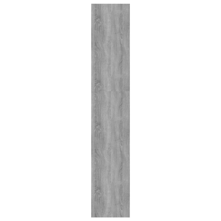 Boekenkast/kamerscherm 60x30x166 cm spaanplaat betongrijs MeubelReus