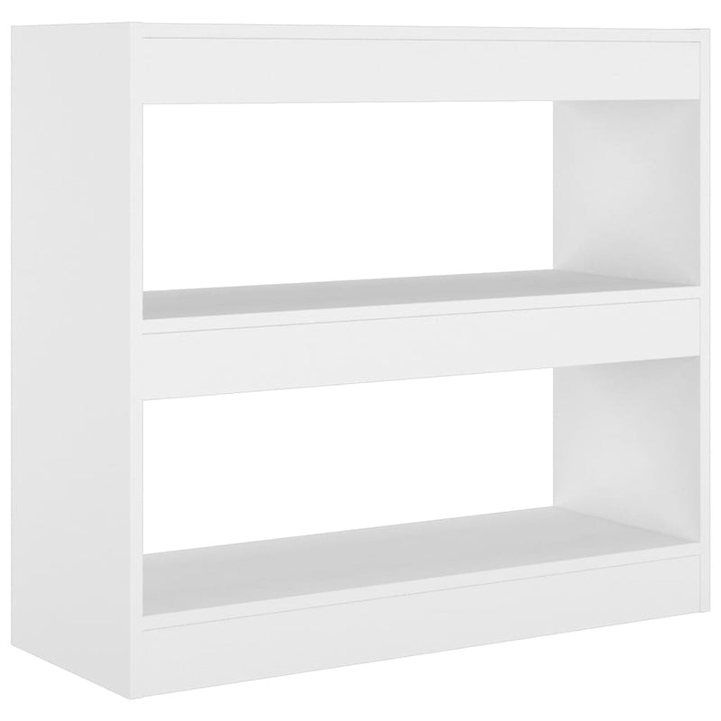 Boekenkast/kamerscherm 80x30x72 cm wit MeubelReus