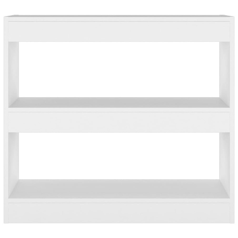 Boekenkast/kamerscherm 80x30x72 cm wit MeubelReus