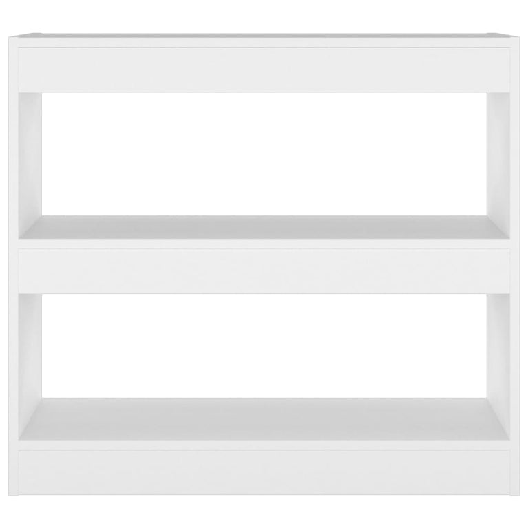 Boekenkast/kamerscherm 80x30x72 cm wit MeubelReus