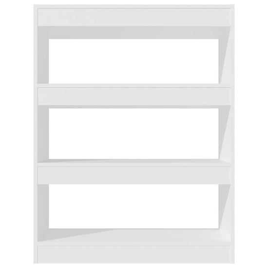 Boekenkast/kamerscherm 80x30x103 cm bewerkt hout wit MeubelReus
