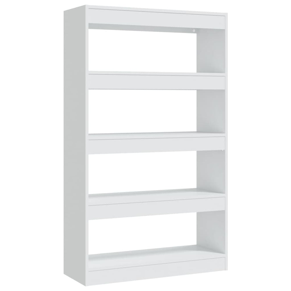 Boekenkast/kamerscherm 80x30x135 cm spaanplaat wit MeubelReus