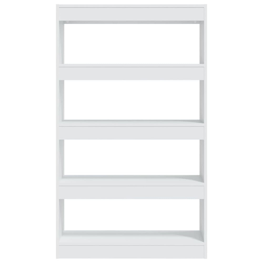 Boekenkast/kamerscherm 80x30x135 cm spaanplaat wit MeubelReus