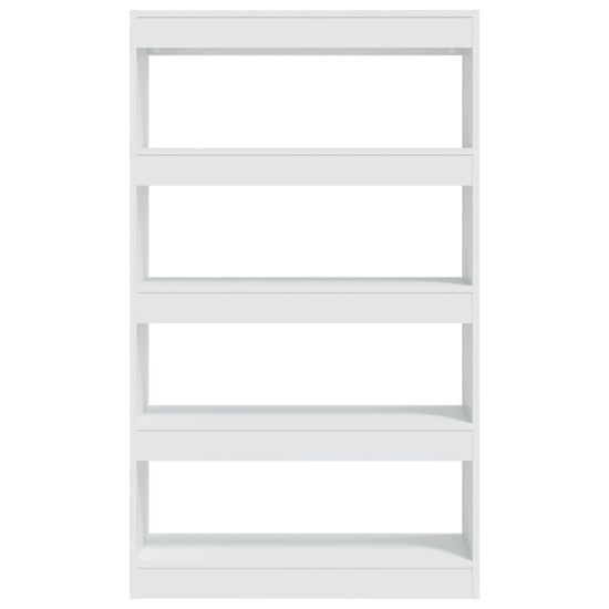 Boekenkast/kamerscherm 80x30x135 cm spaanplaat wit MeubelReus