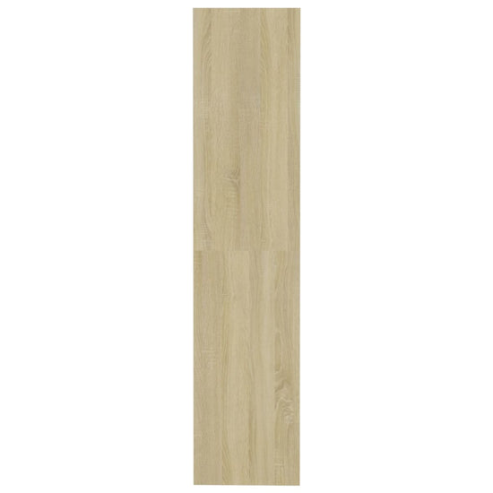 Boekenkast/kamerscherm 80x30x135 cm spaanplaat sonoma eiken MeubelReus