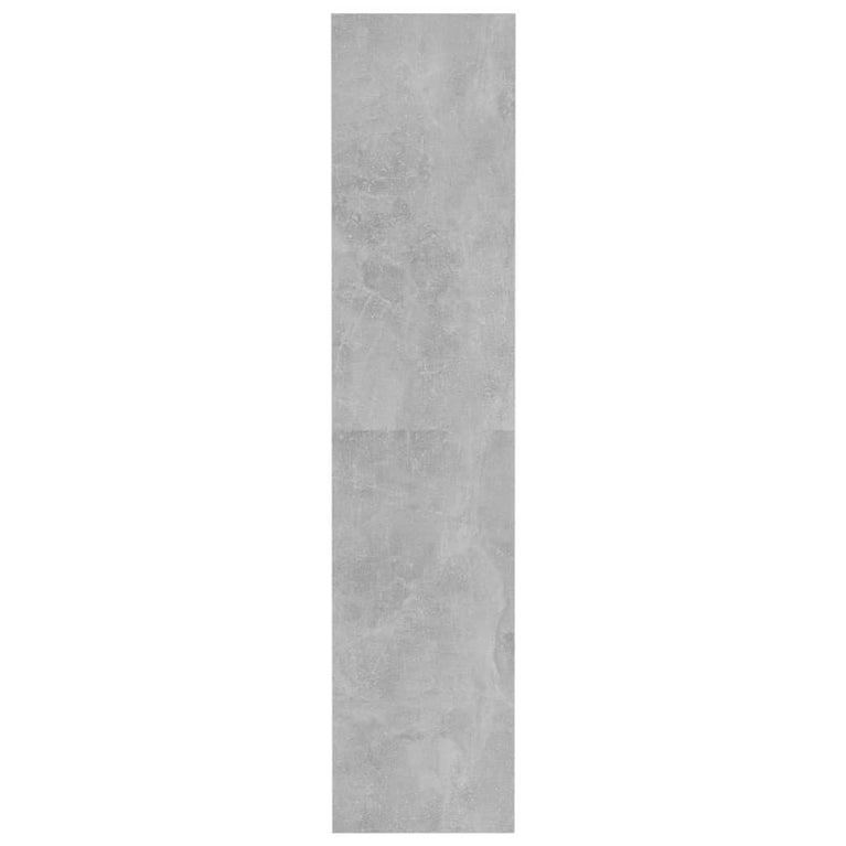 Boekenkast/kamerscherm 80x30x135 cm spaanplaat betongrijs MeubelReus