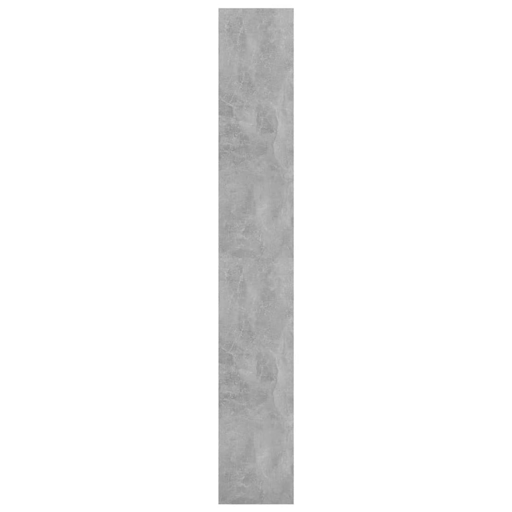 Boekenkast/kamerscherm 80x30x198 cm spaanplaat betongrijs MeubelReus