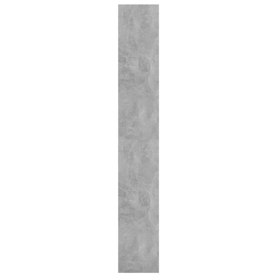 Boekenkast/kamerscherm 80x30x198 cm spaanplaat betongrijs MeubelReus