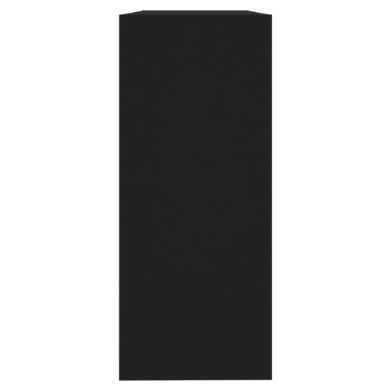 Boekenkast/kamerscherm 100x30x72 cm zwart MeubelReus
