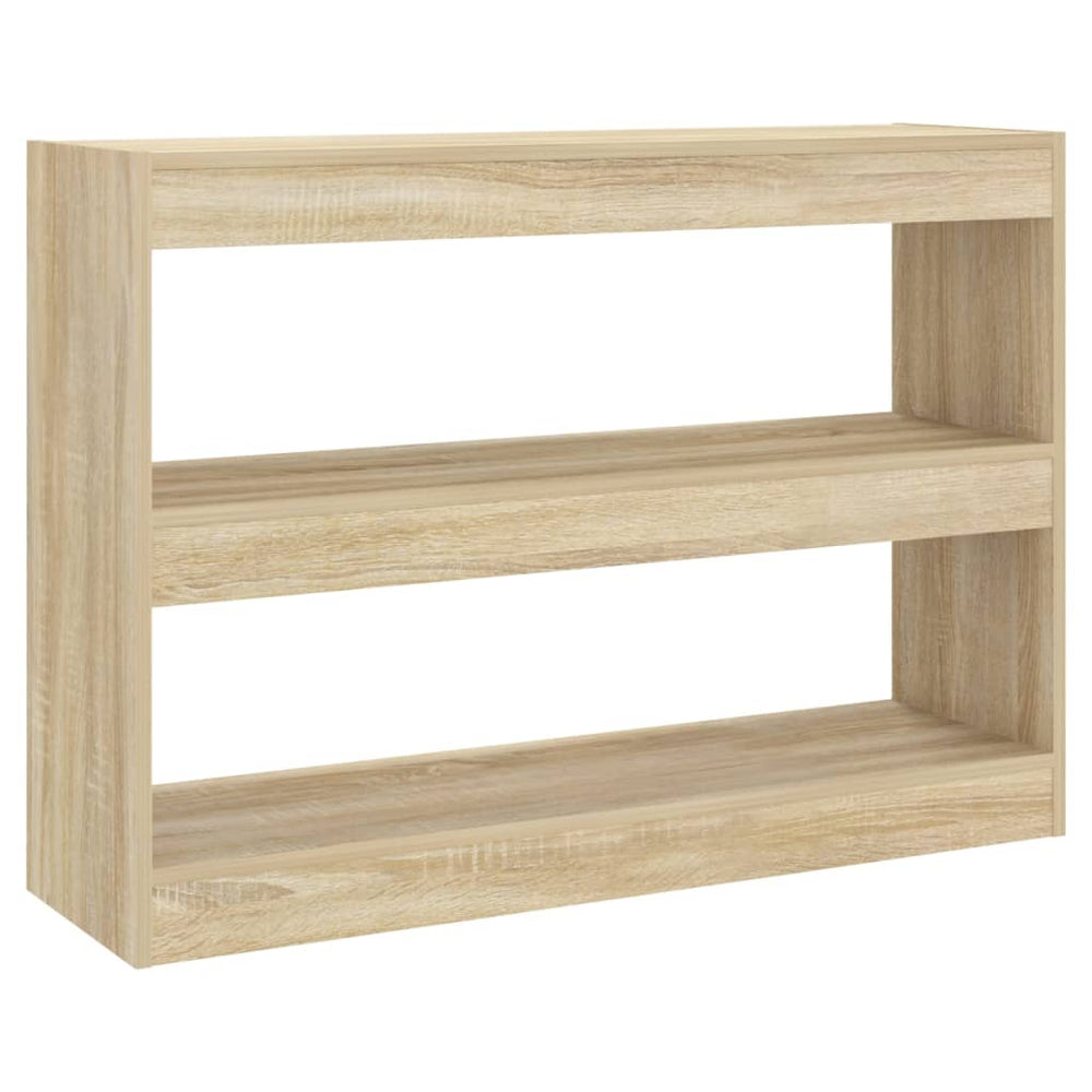Boekenkast/kamerscherm 100x30x72 cm sonoma eikenkleurig MeubelReus