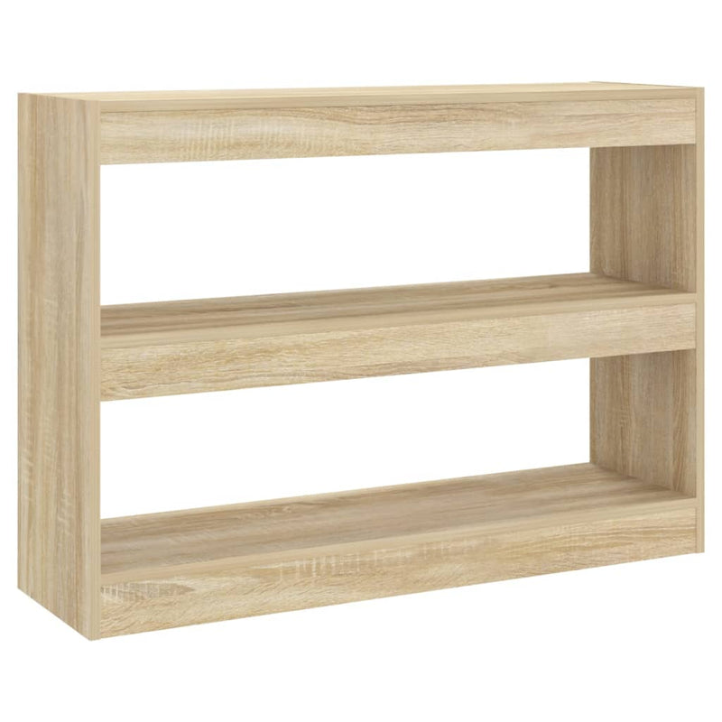 Boekenkast/kamerscherm 100x30x72 cm sonoma eikenkleurig MeubelReus