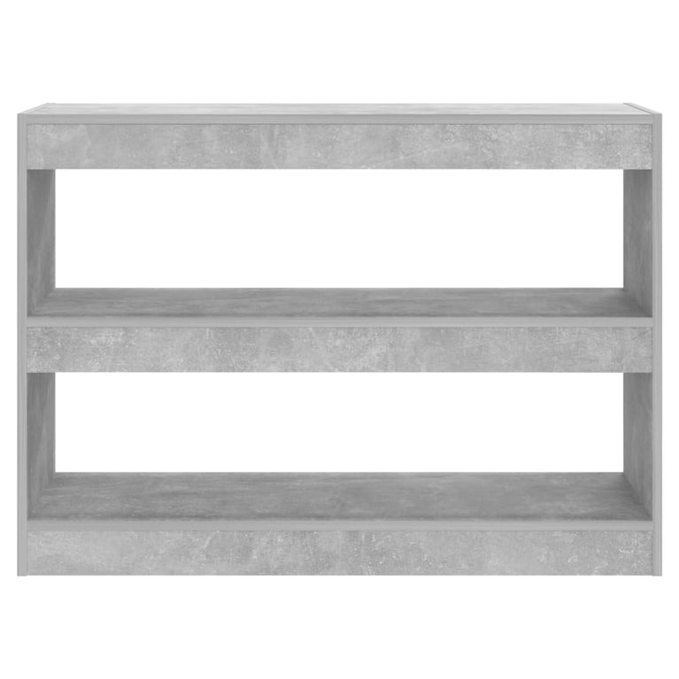 Boekenkast/kamerscherm 100x30x72 cm betongrijs MeubelReus
