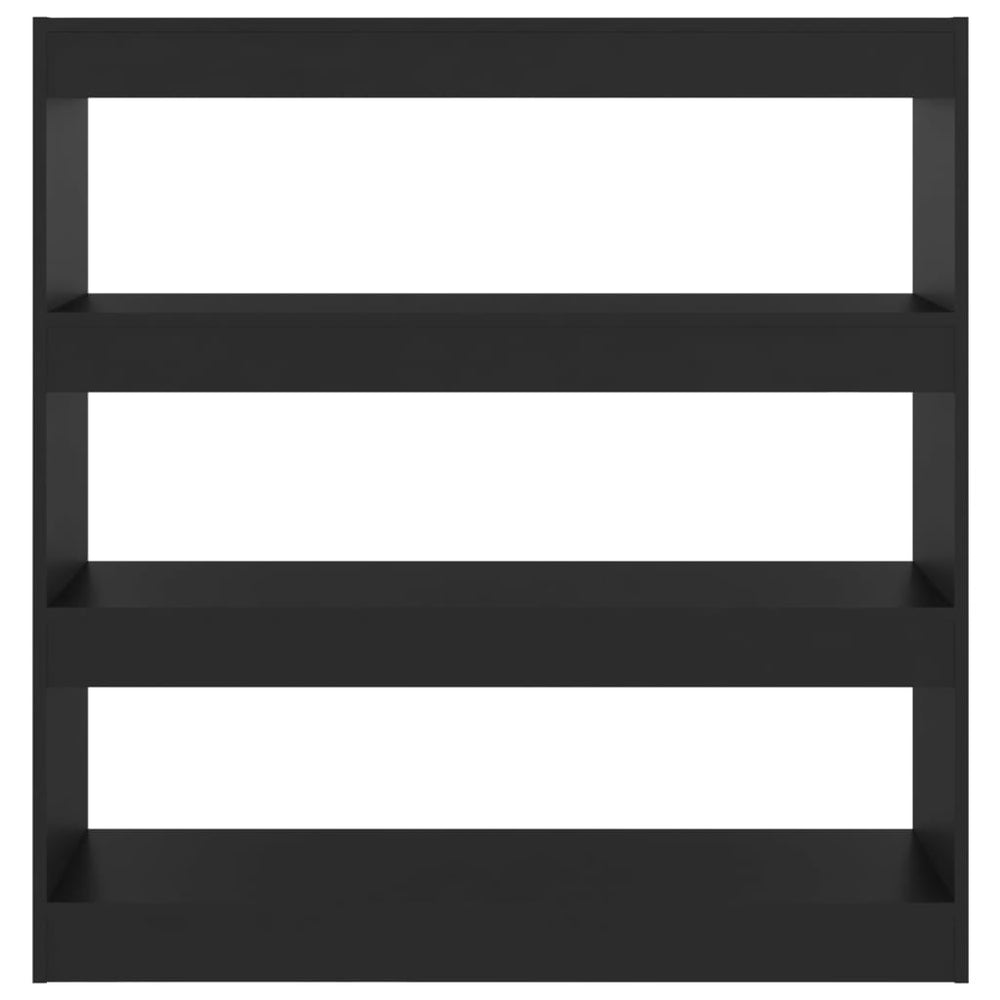 Boekenkast/kamerscherm 100x30x103 cm zwart MeubelReus