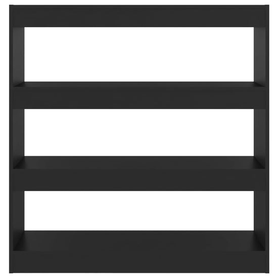 Boekenkast/kamerscherm 100x30x103 cm zwart MeubelReus