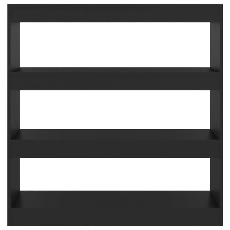 Boekenkast/kamerscherm 100x30x103 cm zwart MeubelReus