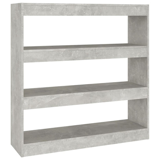 Boekenkast/kamerscherm 100x30x103 cm betongrijs MeubelReus