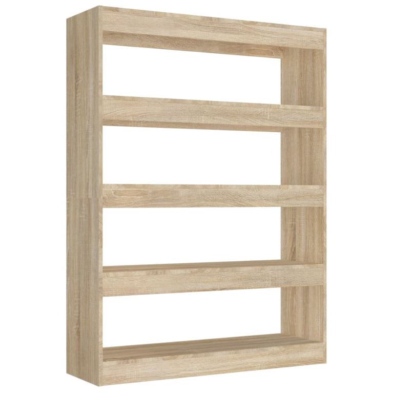 Boekenkast/kamerscherm 100x30x135 cm sonoma eikenkleurig MeubelReus