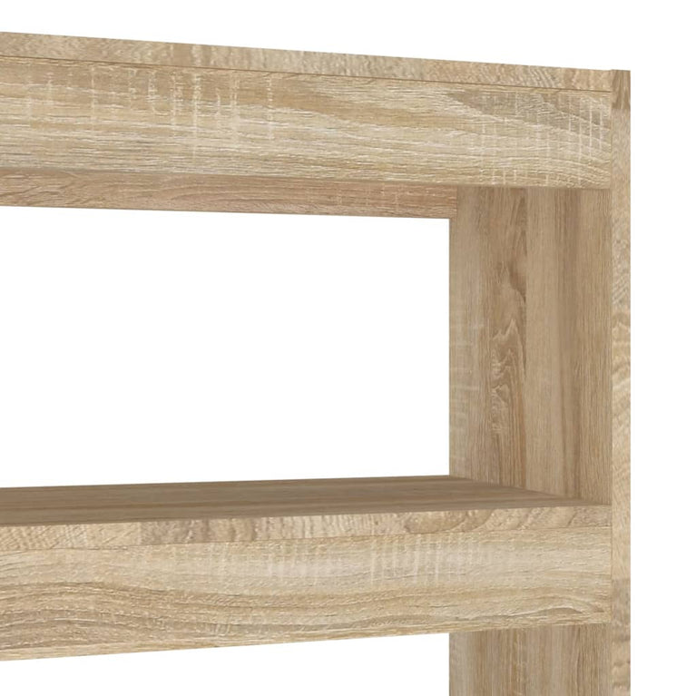 Boekenkast/kamerscherm 100x30x135 cm sonoma eikenkleurig MeubelReus