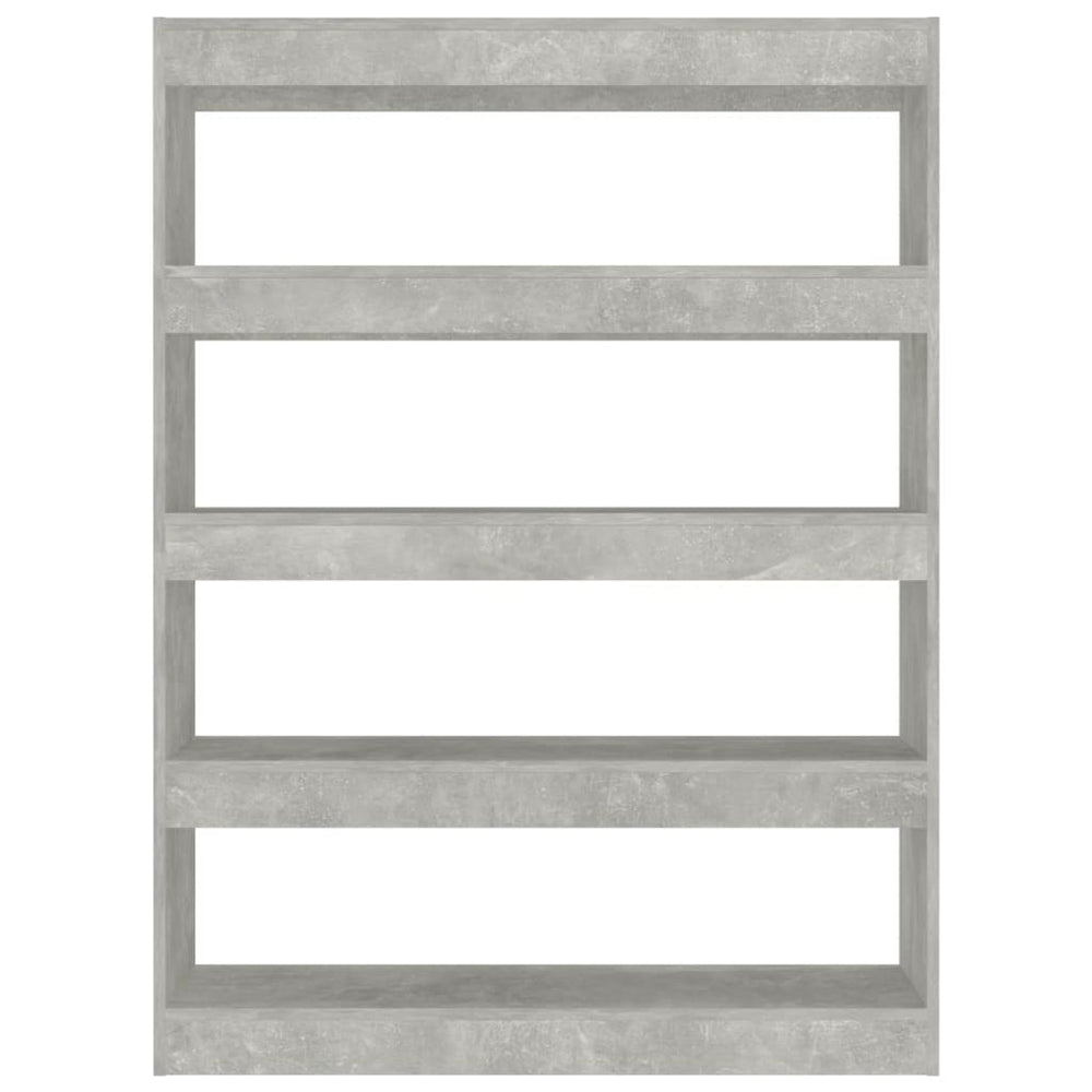 Boekenkast/kamerscherm 100x30x135 cm betongrijs MeubelReus