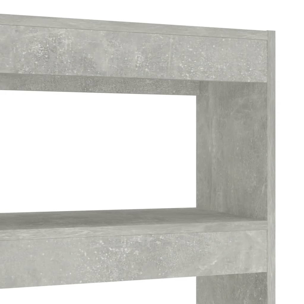 Boekenkast/kamerscherm 100x30x135 cm betongrijs MeubelReus