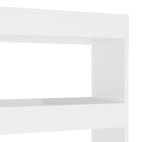 Boekenkast/kamerscherm 100x30x135 cm hoogglans wit MeubelReus