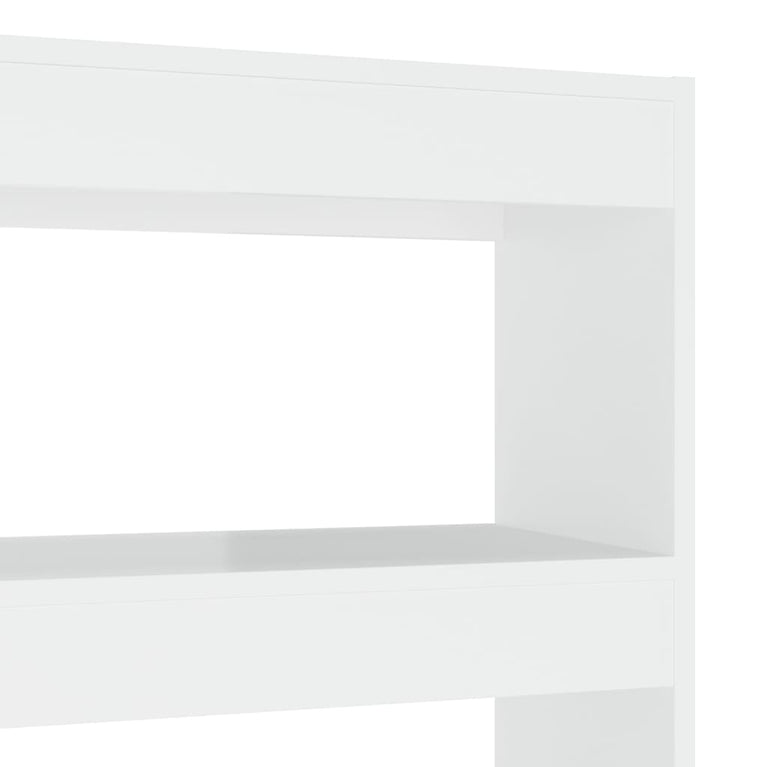 Boekenkast/kamerscherm 100x30x135 cm hoogglans wit MeubelReus