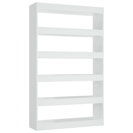 Boekenkast/kamerscherm 100x30x166 cm wit MeubelReus