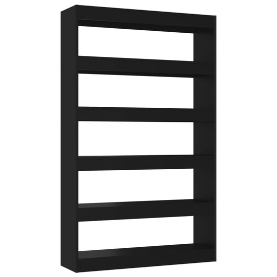 Boekenkast/kamerscherm 100x30x166 cm zwart MeubelReus