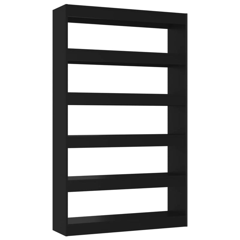 Boekenkast/kamerscherm 100x30x166 cm zwart MeubelReus