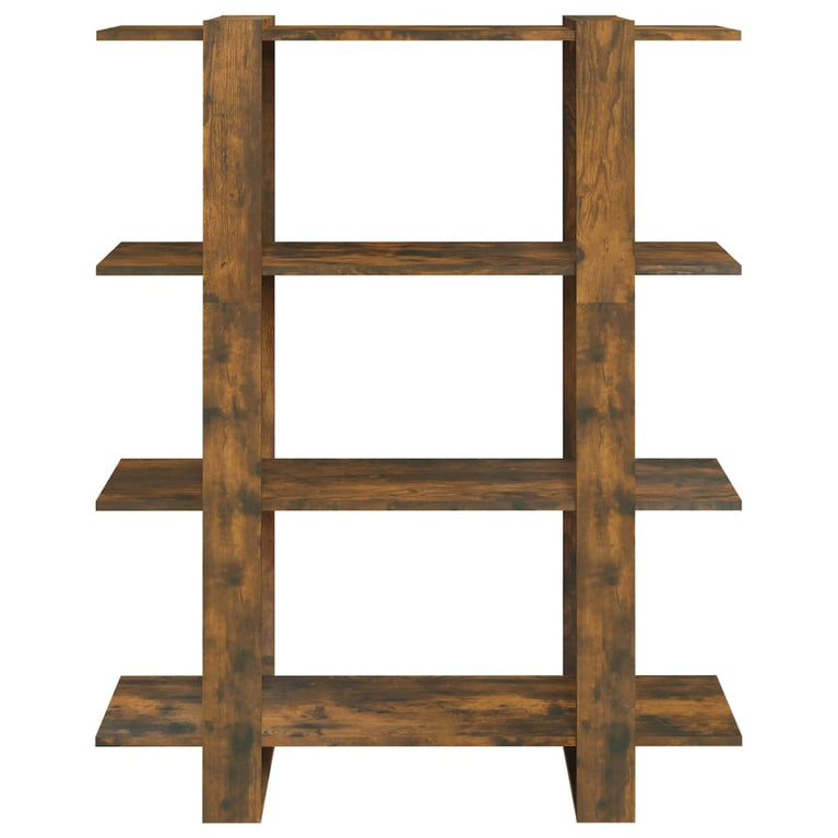 Boekenkast/kamerscherm 100x30x123,5 cm gerookt eikenkleurig MeubelReus