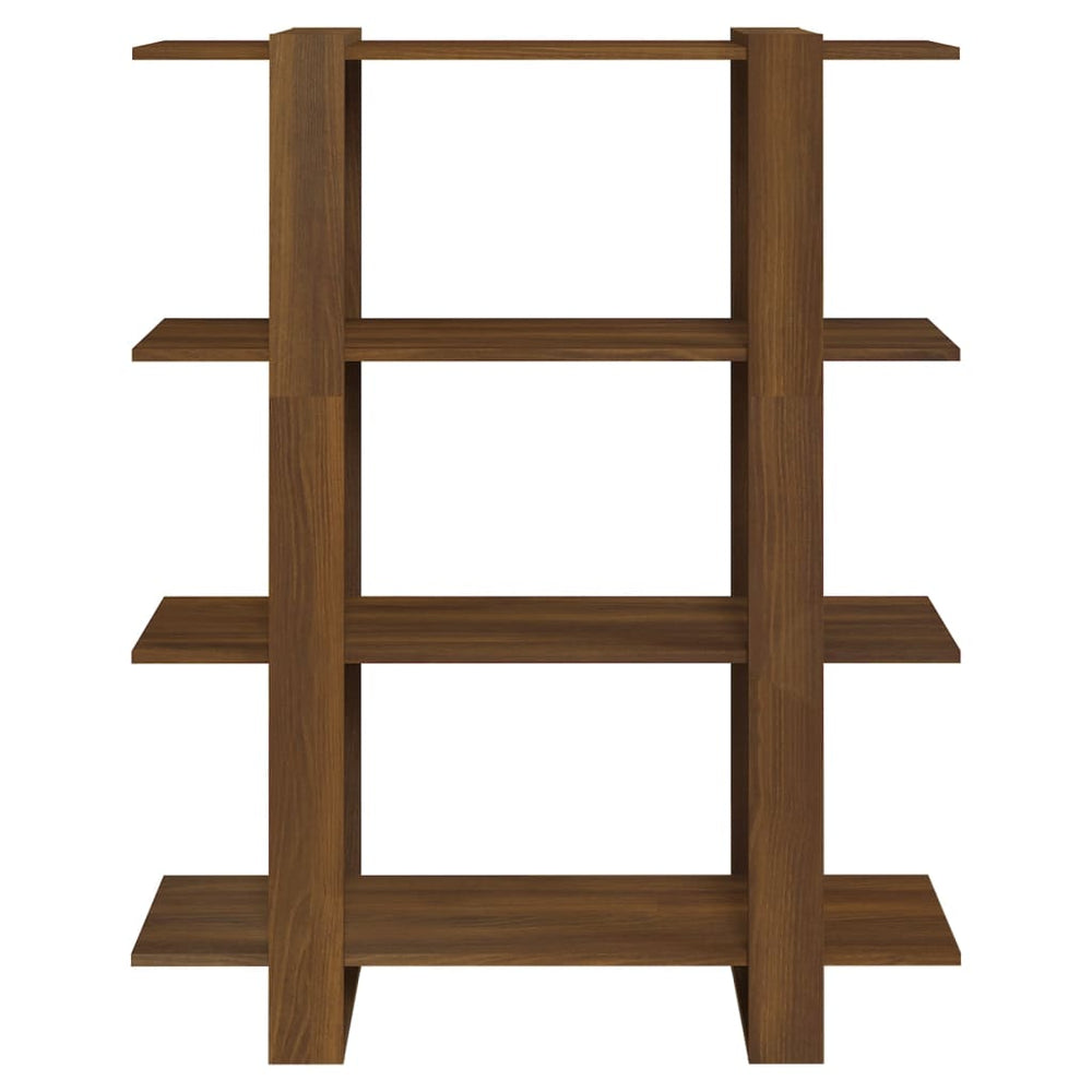 Boekenkast/kamerscherm 100x30x123,5 cm bruineikenkleurig MeubelReus