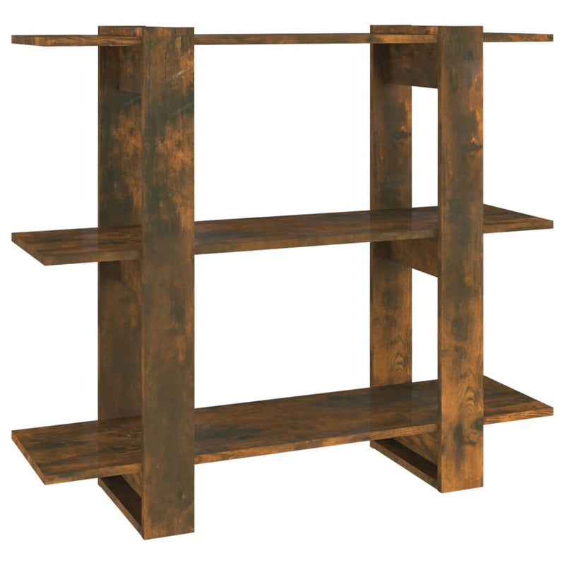 Boekenkast/kamerscherm 100x30x87 cm gerookt eikenkleurig MeubelReus