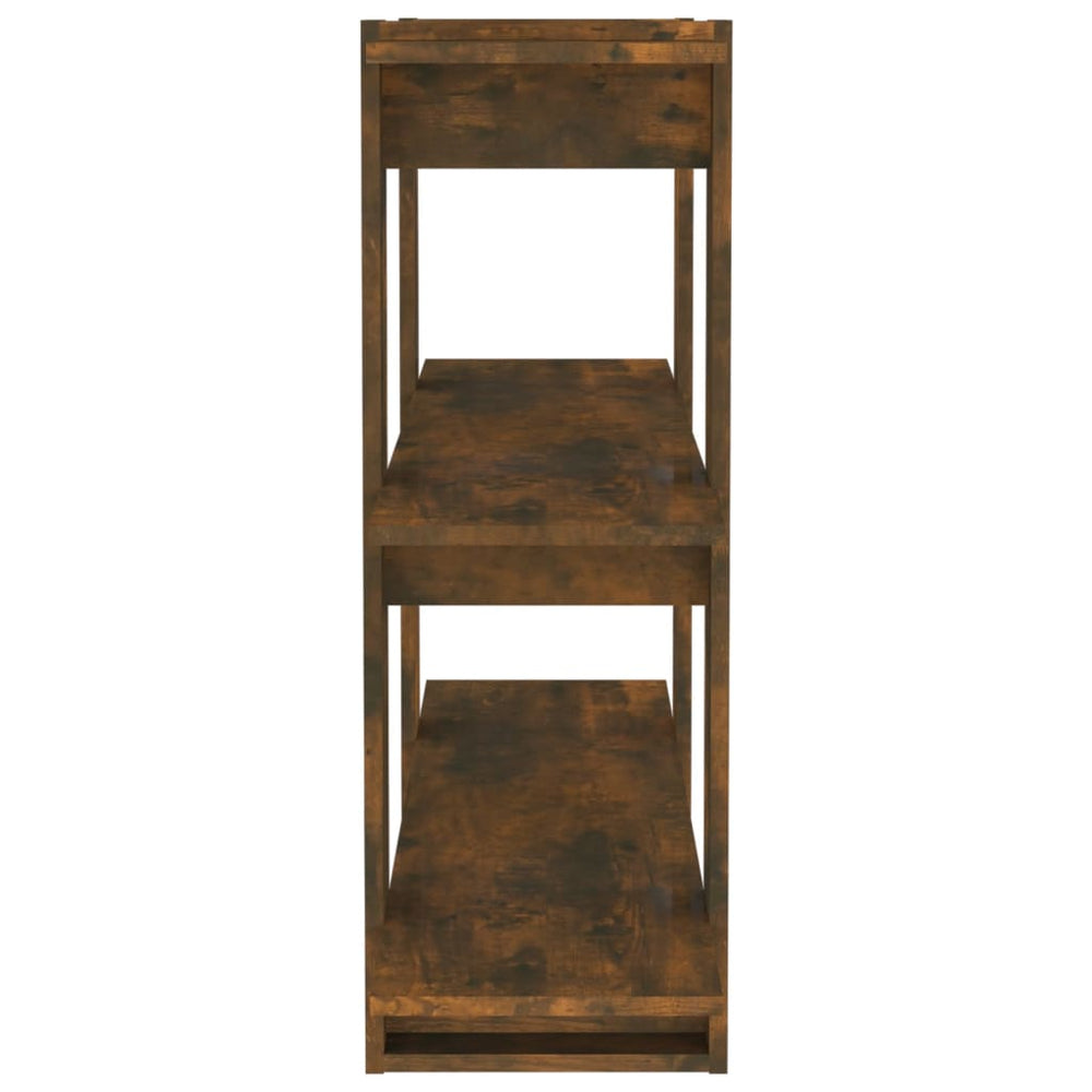 Boekenkast/kamerscherm 100x30x87 cm gerookt eikenkleurig MeubelReus