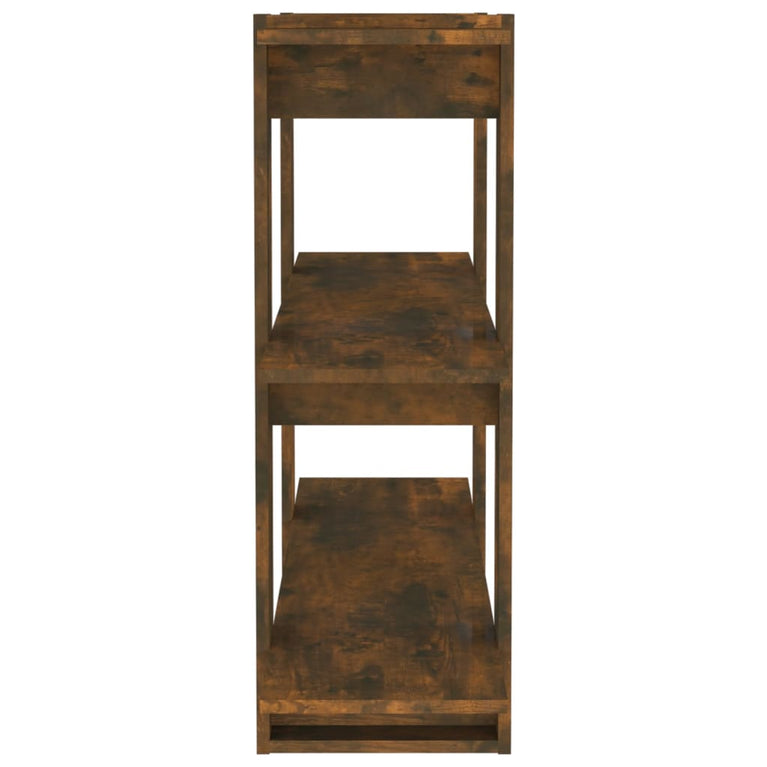 Boekenkast/kamerscherm 100x30x87 cm gerookt eikenkleurig MeubelReus