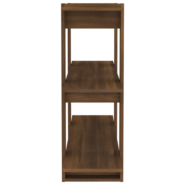 Boekenkast/kamerscherm 100x30x87 cm bruineikenkleurig MeubelReus