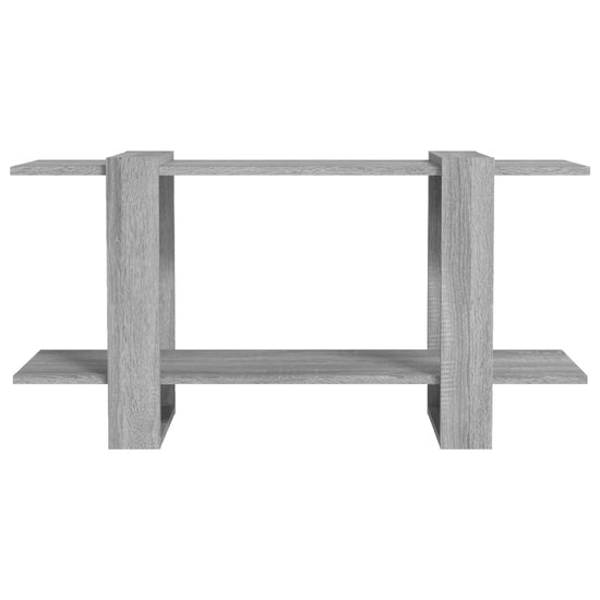 Boekenkast 100x30x51 cm bewerkt hout grijs sonoma eikenkleurig MeubelReus