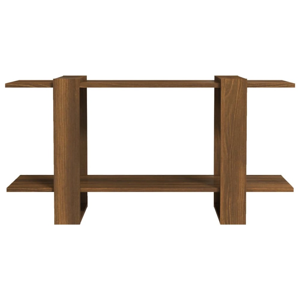 Boekenkast 100x30x51 cm bewerkt hout bruineikenkleurig MeubelReus