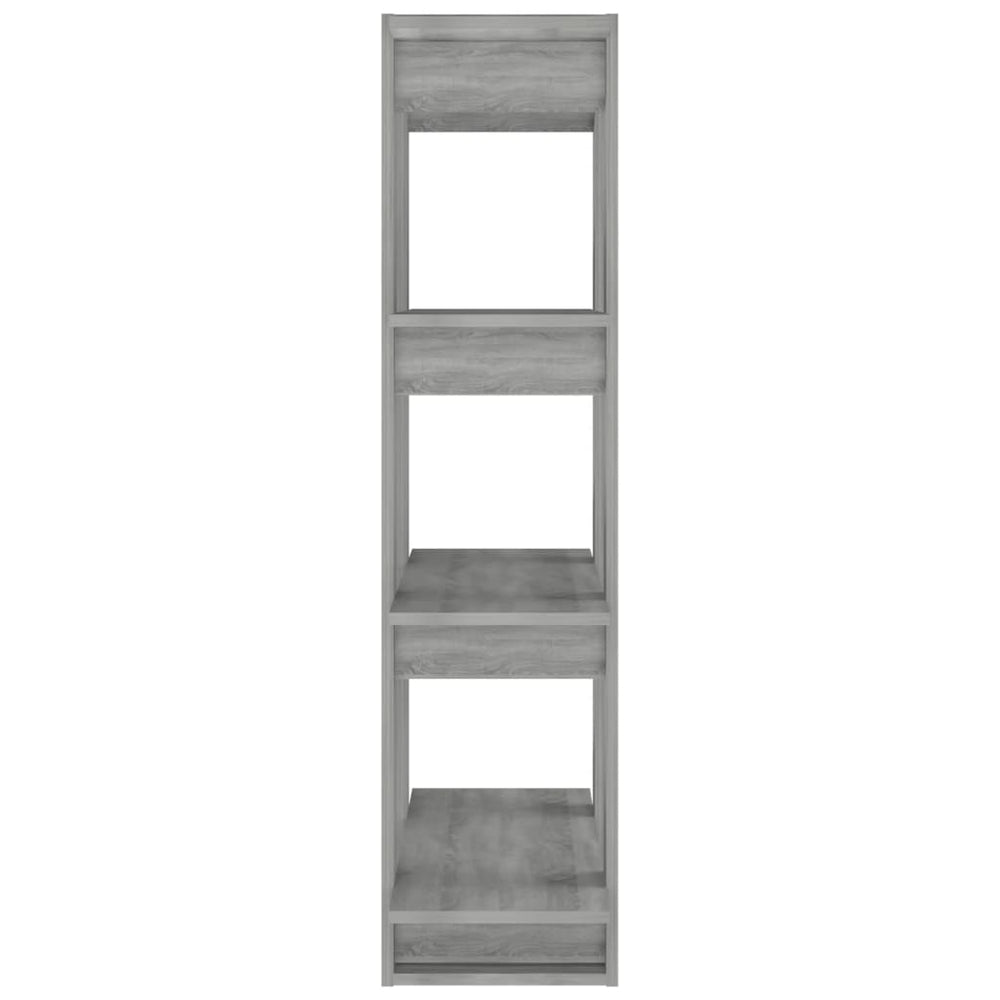 Boekenkast/kamerscherm 80x30x123,5 cm grijs sonoma eikenkleurig MeubelReus