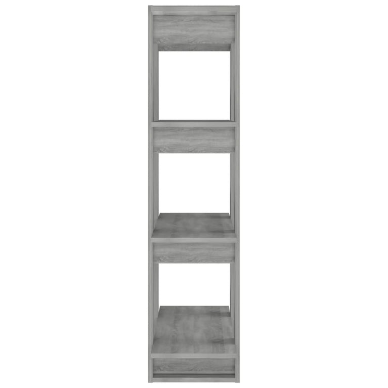 Boekenkast/kamerscherm 80x30x123,5 cm grijs sonoma eikenkleurig MeubelReus