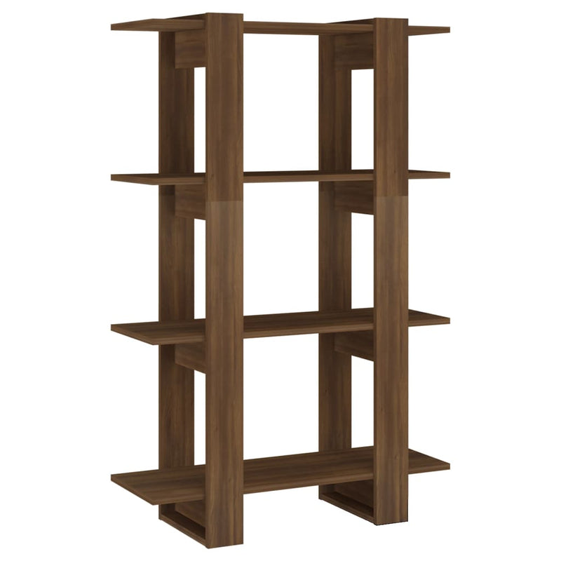 Boekenkast/kamerscherm 80x30x123,5 cm bruineikenkleurig MeubelReus