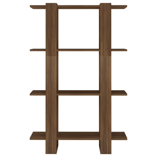 Boekenkast/kamerscherm 80x30x123,5 cm bruineikenkleurig MeubelReus
