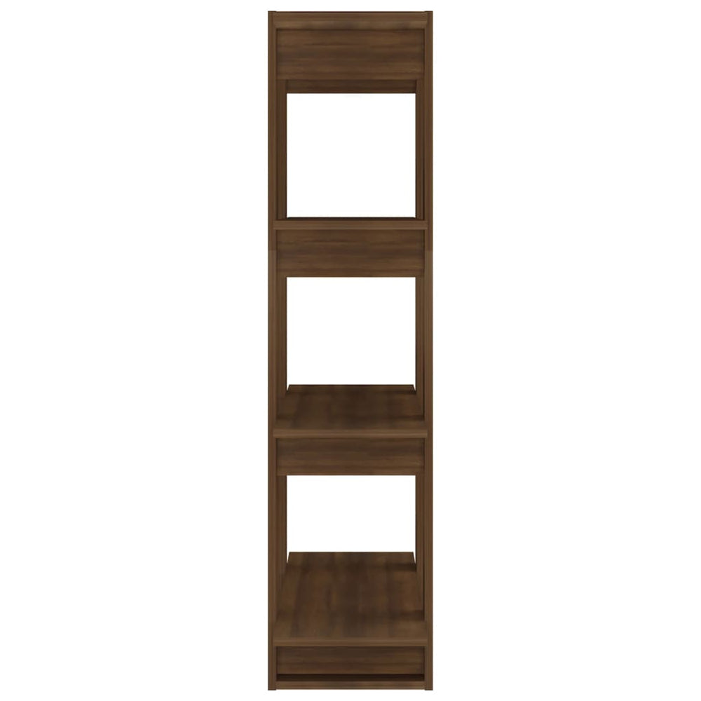 Boekenkast/kamerscherm 80x30x123,5 cm bruineikenkleurig MeubelReus