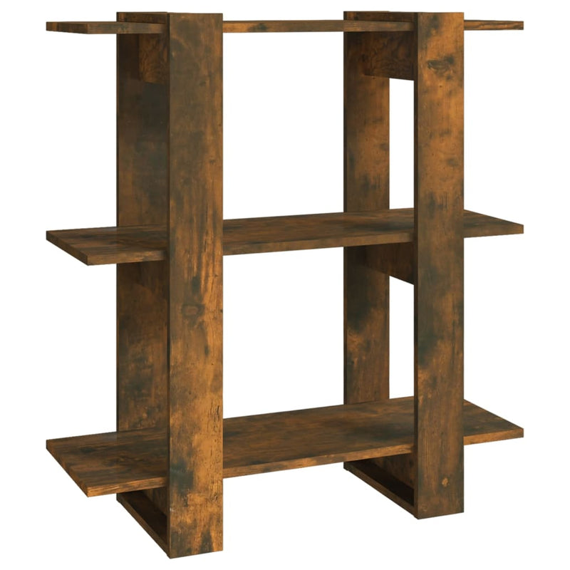 Boekenkast/kamerscherm 80x30x87 cm gerookt eikenkleurig MeubelReus