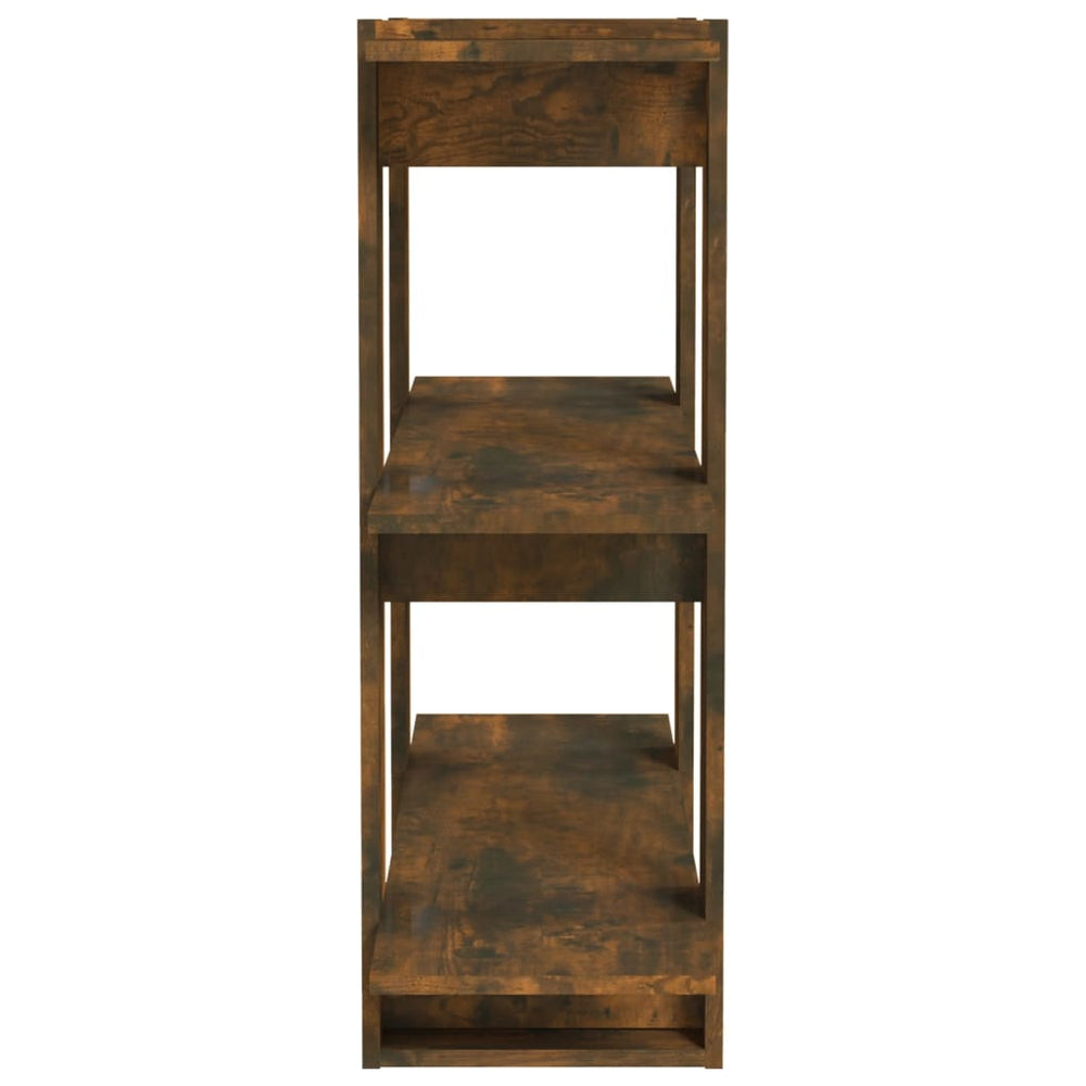 Boekenkast/kamerscherm 80x30x87 cm gerookt eikenkleurig MeubelReus