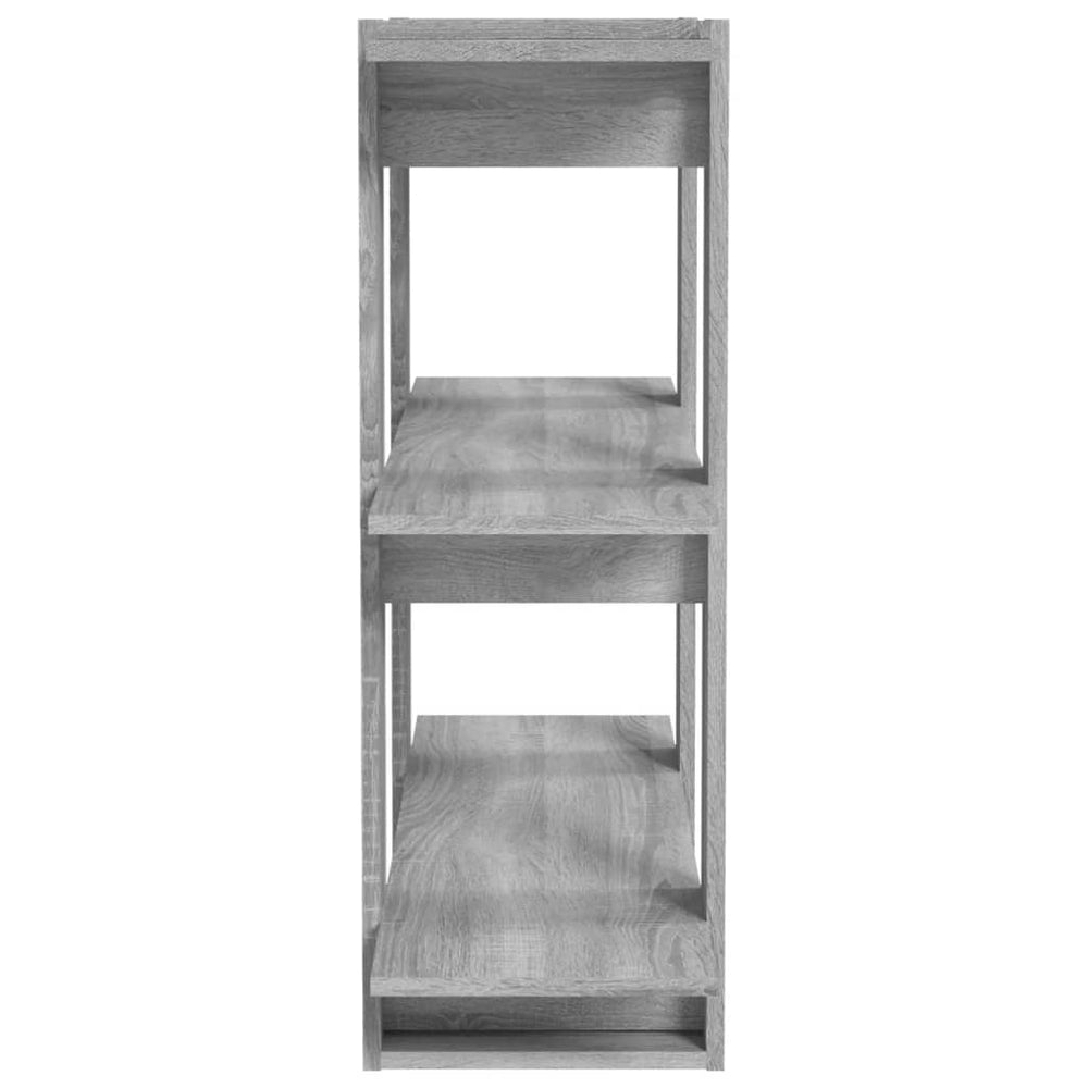 Boekenkast/kamerscherm 80x30x87 cm grijs sonoma eikenkleurig MeubelReus