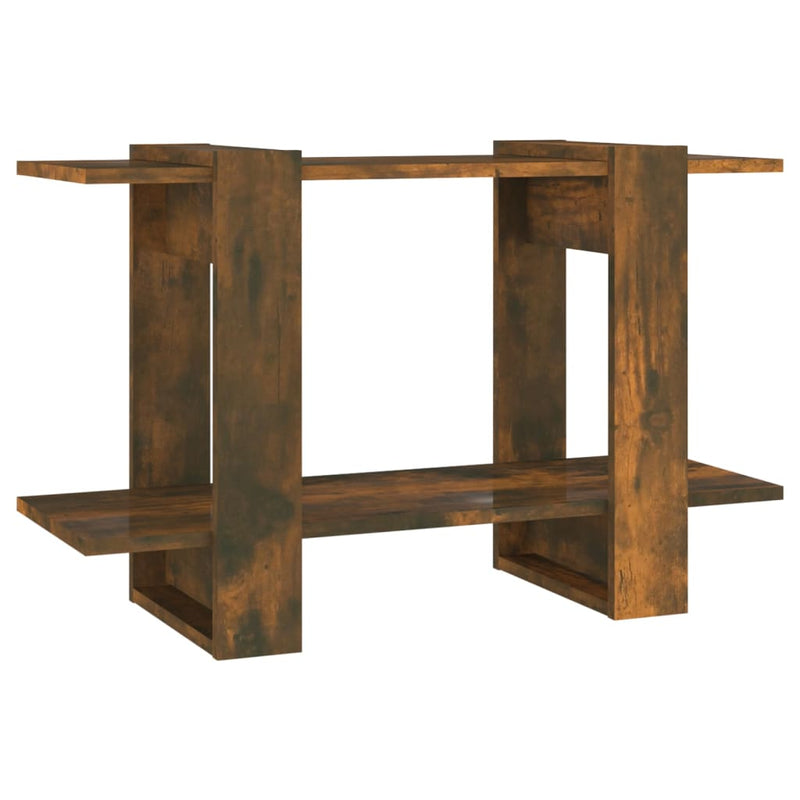 Boekenkast/kamerscherm 80x30x51 cm gerookt eikenkleurig MeubelReus