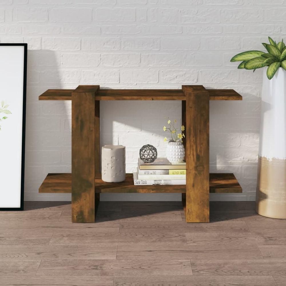 Boekenkast/kamerscherm 80x30x51 cm gerookt eikenkleurig MeubelReus