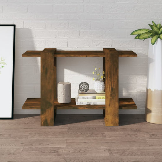 Boekenkast/kamerscherm 80x30x51 cm gerookt eikenkleurig MeubelReus