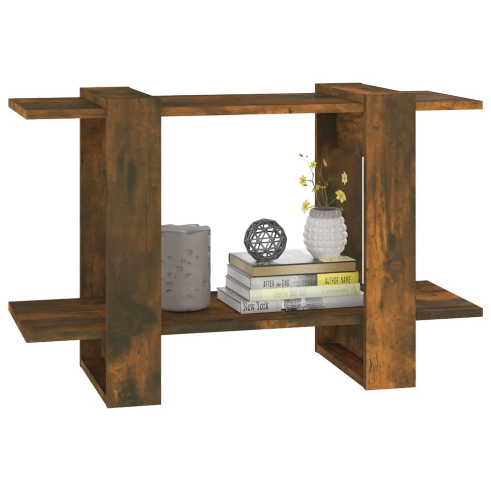 Boekenkast/kamerscherm 80x30x51 cm gerookt eikenkleurig MeubelReus